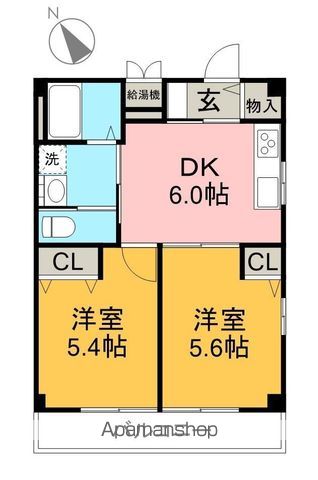 アリエッタ　ヴェルデ 205号室 間取り