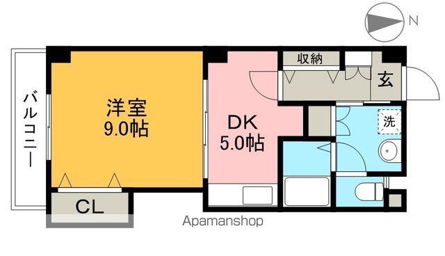 すばる 303号室 間取り