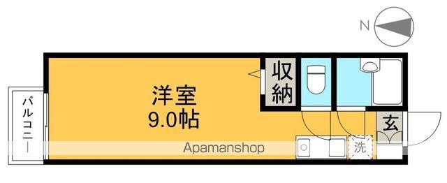 ＣＡＳＡ２１ｔｈ 201号室 間取り