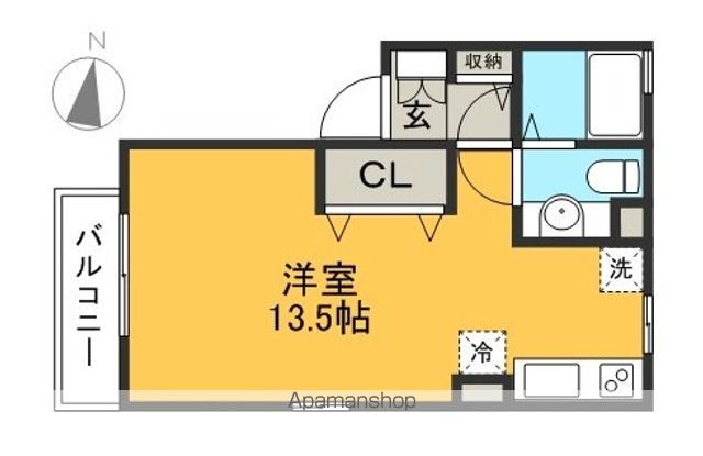 ウィルモアＫ 102号室 間取り