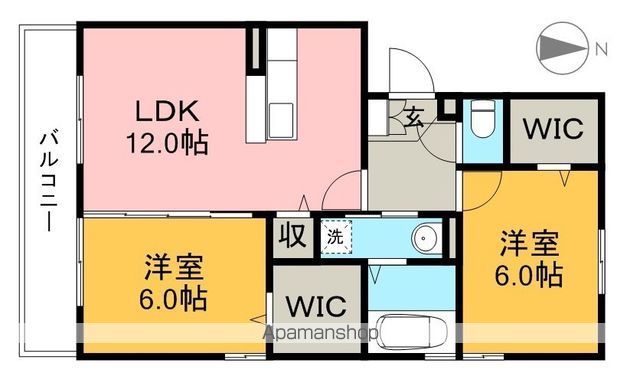 ドミールＫ 301号室 間取り