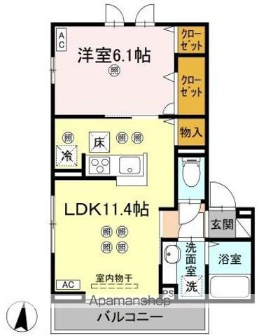 ステラヴィータ　Ａ棟 302号室 間取り
