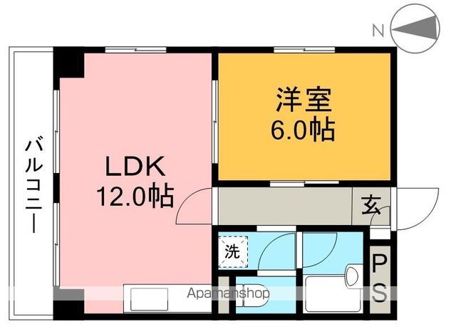 グランリーオ 505号室 間取り