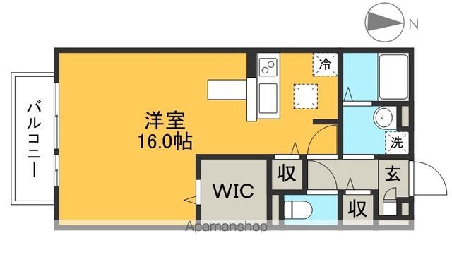 ヴィヴレ北金田 202号室 間取り