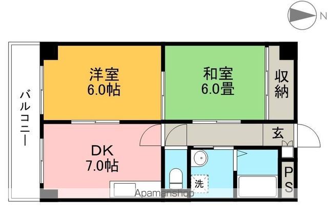 グランリーオ 307号室 間取り