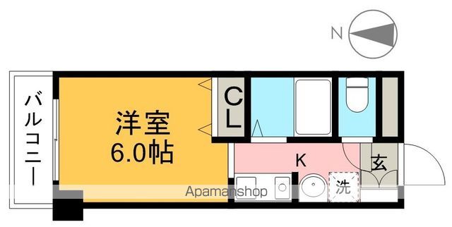 グランリーオ 503号室 間取り