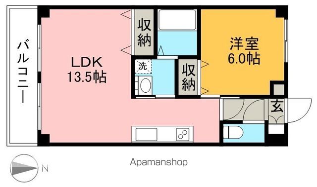 ＣＨＡＲＭＡＮＴ（シャルマン） 403号室 間取り