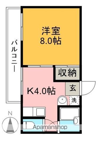 サンコーポⅡ 301号室 間取り