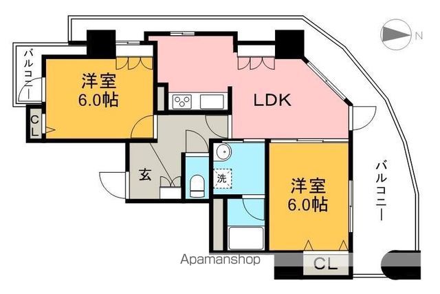 ロイヤルコートＳＥＩ 501号室 間取り