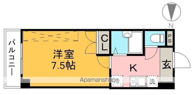 セブンシーズ永国寺 207号室 間取り