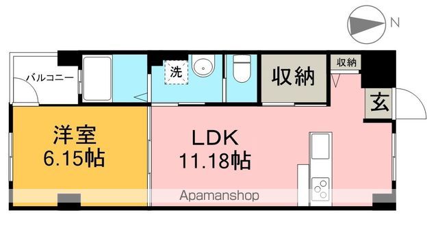 ＨＡＲＩＭＡＹＡ　ＳＴＡＹ&rsquo;Ｓ 406号室 間取り