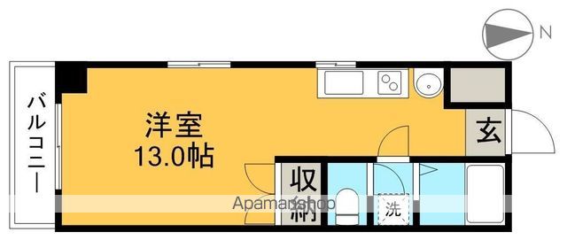ストーク天神 303号室 間取り
