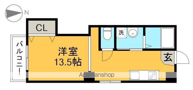 岩井ビル 701号室 間取り