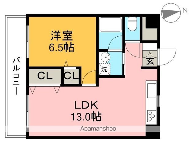 コーポ舟入川 203号室 間取り