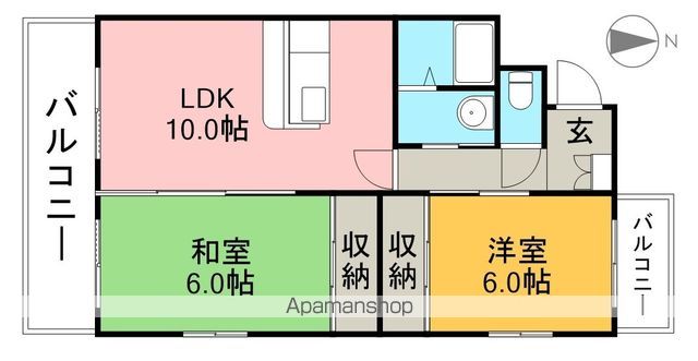 サイプレス－Ｊ 101号室 間取り