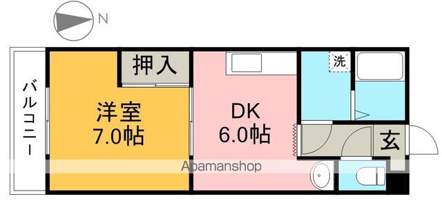 藤川マンション 302号室 間取り