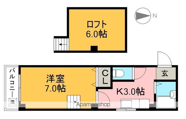 ラ・メール知寄Ⅱ 403号室 間取り