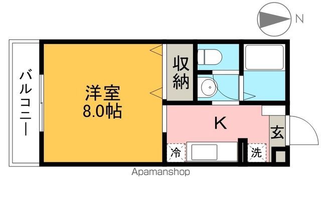 ハッピーライフⅡ 101号室 間取り