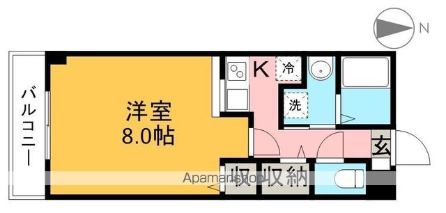 ドエル森の木Ⅱ 206号室 間取り
