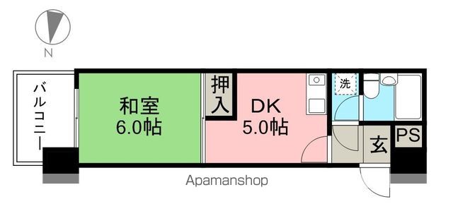 ダイアパレス升形 202号室 間取り