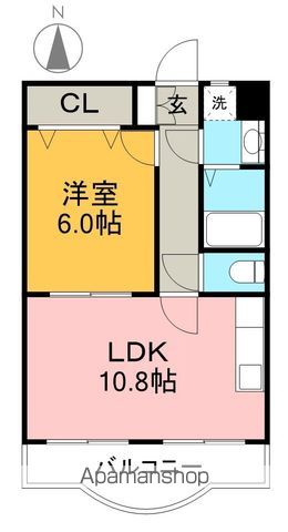 マリベールおおつ 203号室 間取り