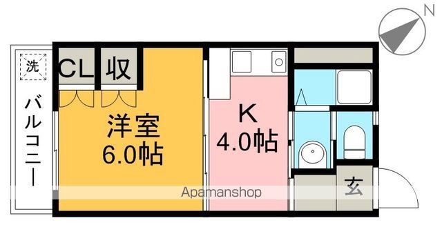 コスモハイツ高須２Ｃ 302号室 間取り