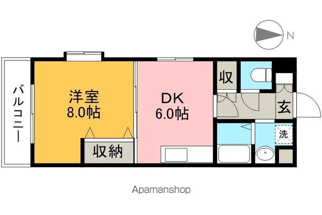 プルミエール 505号室 間取り