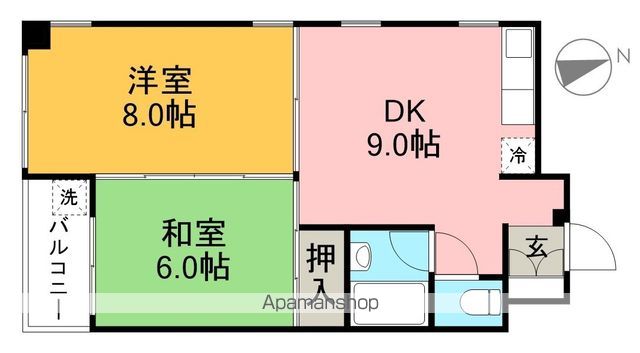 ウィズビル国沢 301号室 間取り