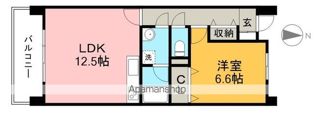メゾンふだば 202号室 間取り
