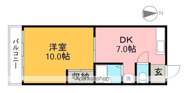ロイヤルガーデンⅠ 603号室 間取り