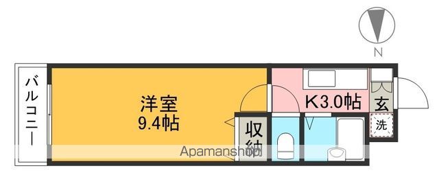 Ｍｉｎｔ　　ｈｏｕｓｅ 402号室 間取り