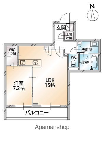 ベレオ　ラ・カシータ 205号室 間取り
