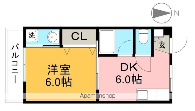 ドリームハウス 207号室 間取り
