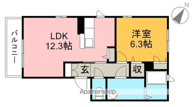 メゾン　ブランシュ 間取り図