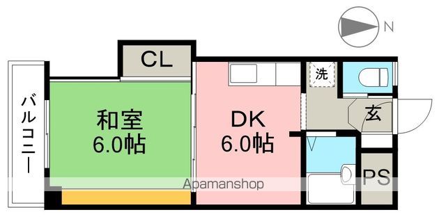 コーポ田中３号館 302号室 間取り