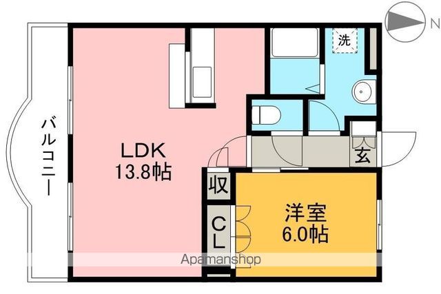 ディアベルジュⅡ 間取り図