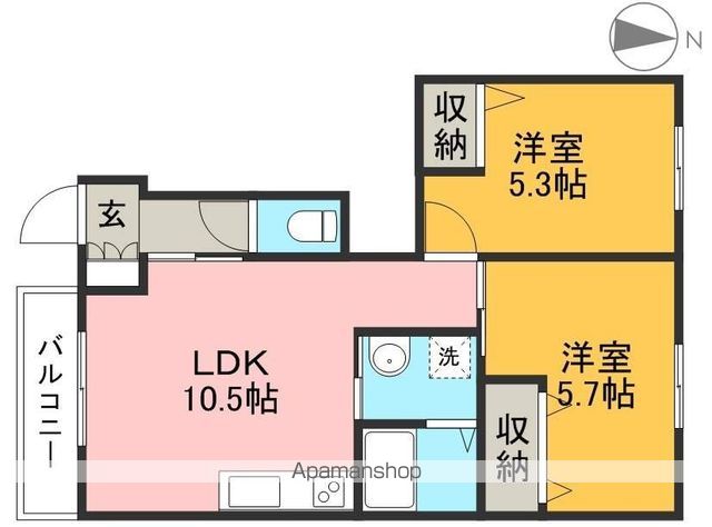 ロココ・モダン舞高 間取り図