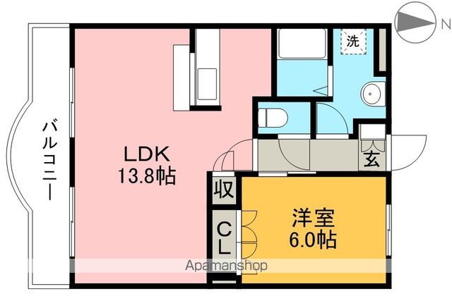 ディアベルジュⅡ 間取り図