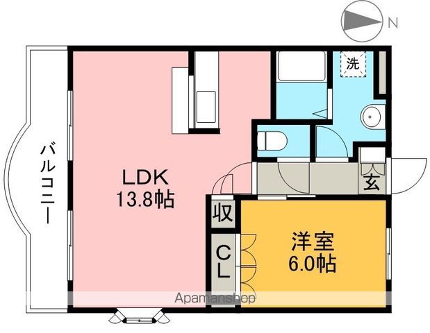 ディアベルジュⅡ 間取り図