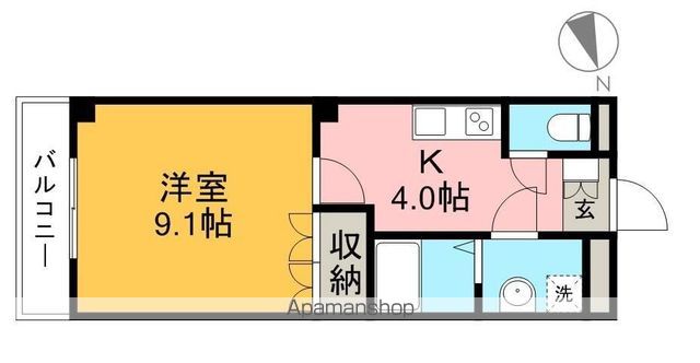 トランキーロ 105号室 間取り