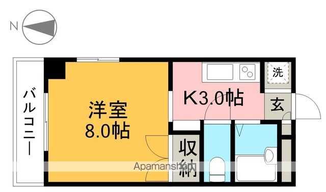 エトワール弥生町 306号室 間取り