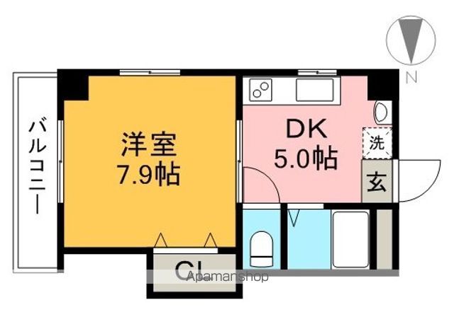 メゾン・デュ・ソレイⅡ 303号室 間取り