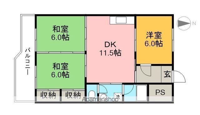レジデンス池の上 間取り図