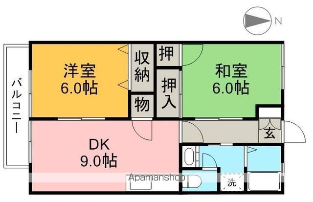 ハウスＯＺ　Ａ棟 102号室 間取り