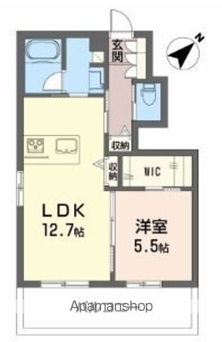 シャーメゾンにしむら 101号室 間取り