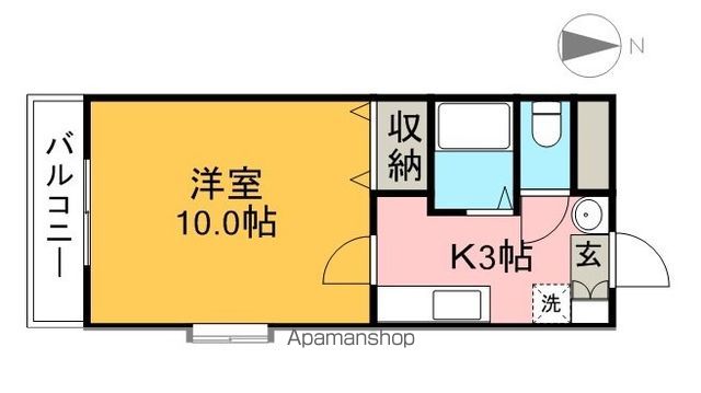 グランツⅢ 301号室 間取り