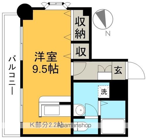 メゾンＳＥＩ 507号室 間取り