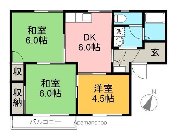 ＭＴハイツ 102号室 間取り