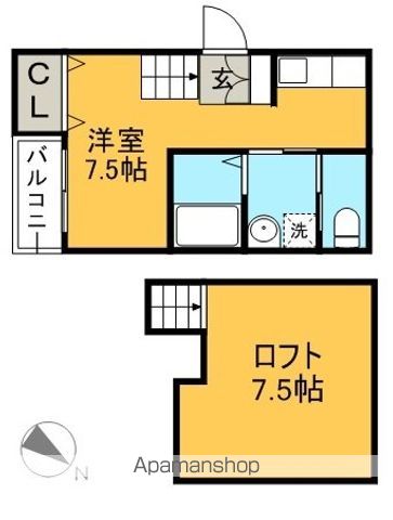 ｅｓｔⅠ 201号室 間取り