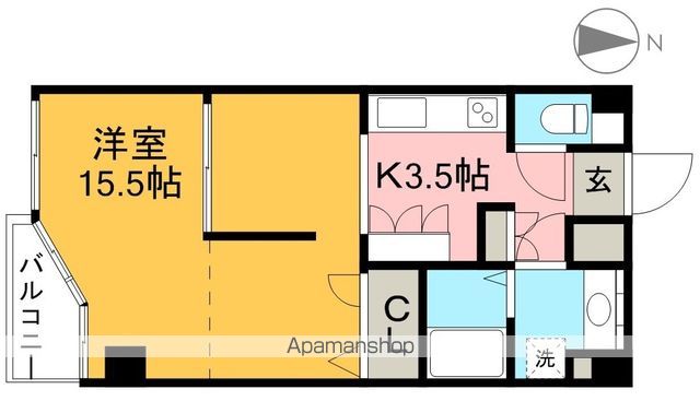 ＥＸＴ　Ｂ棟 201号室 間取り